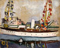 English Yacht painting by Raoul Dufy at Beaux-Arts Museum. Lyon, France.