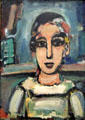 Pierrot painting by Georges Rouault at Beaux-Arts Museum. Lyon, France.