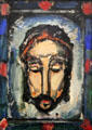 Holy face painting by Georges Rouault at Beaux-Arts Museum. Lyon, France.