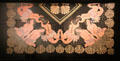 Amphitrite silk art panel by Raoul Dufy for Maison Bianchini Férier at Musées des Tissus. Lyon, France.