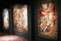 Gobelins tapestries from Tournai, Belgium at Musées des Tissus. Lyon, France.