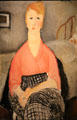 Pink blouse painting by Amedeo Modigliani at Museum Angladon, Jacques Doucet Collection. Avignon, France.