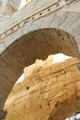 Roman arches of Arles Amphitheatre. Arles, France.
