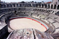 Oval seating of Arles Amphitheatre. Arles, France