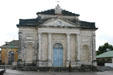 18th C neo-classical church on city hall square. Le Moule, Guadeloupe.