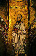 Mosaic of St Paul from 11th century in Katholikon, Ossios Loukas. Greece.