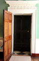 Doorway in dining room at Castletown House. Ireland.