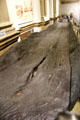 Dugout canoe from Addergoole Bog at National Museum of Ireland Archaeology. Dublin, Ireland.