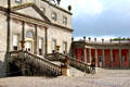 Entrance stairs of Russborough House. Ireland.