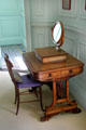 Dressing table with harp-like legs at Russborough House. Ireland.