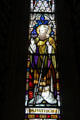 Stained glass window dedicated to St Patrick in St Mary's Church, Dingle. Dingle, Ireland.
