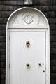 Entrance door at Derrynane House. Ireland.