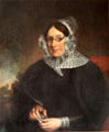 Portrait believed to be of Euphemia 'Effie' O'Connell née Matthews , a distant relation of the Derrynane O'Connells, at Derrynane House. Ireland.