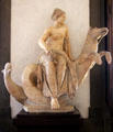Roman-era copy of statue of Nereide on seahorse after Hellenistic original at Uffizi Gallery. Florence, Italy.