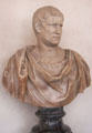 Roman statesman Agrippa marble bust at Uffizi Gallery. Florence, Italy.