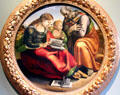 Holy Family painting by Luca Signorelli at Uffizi Gallery. Florence, Italy