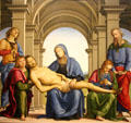 Pieta painting by Il Perugino at Uffizi Gallery. Florence, Italy.
