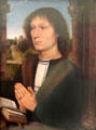 Portrait of Benedetto Portinari by Hans Memling at Uffizi Gallery. Florence, Italy.