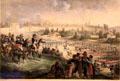 French under Napoleon enter Milan on May 14, 1796 graphic by J.L.H. Bellange at Risorgimento Museum. Turin, Italy.