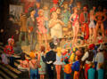 The Fair painting by Foni Tissen at National Museum of History & Art. Luxembourg, Luxembourg.