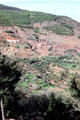 Village seen from road between Marrakesh & Tizi-n-Tichka. Morocco.