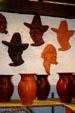 Crafts for sale at pottery center. Trois Islet, Martinique