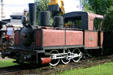 Antique steam locomotive at St James sugar plantation. Ste-Marie, Martinique.