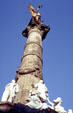 Pillar & sculptures of Monumento a la Independencia. Mexico City, Mexico.