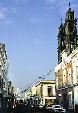 Historic streets of Puebla. Mexico.