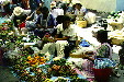 Fruit & vegetable vendors in Acatlán market. Mexico.