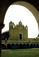 Fortress-like Franciscan Convent of San Antonio de Padua at Izamal. Mexico