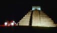 Evening sound & light show at pyramids of Chichén Itzá. Mexico.