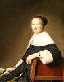 Portrait of Maria van Strijp by Johannes Cornelisz Verspronck at Rijksmuseum. Amsterdam, NL.