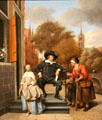 Adolf & Catharina Croeser painting by Jan Steen at Rijksmuseum. Amsterdam, NL.