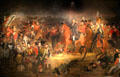 Battle of Waterloo painting by Jan Willem Pieneman at Rijksmuseum. Amsterdam, NL.