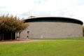 Round facade of Kurokawa's exhibition wing of Van Gogh Museum. Amsterdam, NL.
