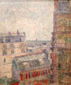 View from Theo's apartment in Paris painting by Vincent van Gogh at Van Gogh Museum. Amsterdam, NL.