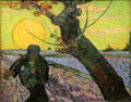 The sower painting by Vincent van Gogh at Van Gogh Museum. Amsterdam, NL.