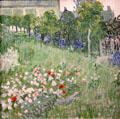 Daubigny's garden painting by Vincent van Gogh at Van Gogh Museum. Amsterdam, NL.