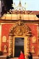 Detail of Durbar Square's Golden Gate in Bhaktapur. Nepal.