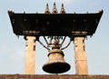 Temple bell at Krishna Mandir in Patan , Katmandu. Nepal.