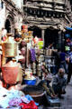 Metal wares for sale in Katmandu. Nepal.
