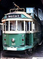 Street car exhibit from the Museum of Transport Technology and Social History in Auckland. New Zealand.