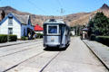Street car in Ferrymead Heritage Park , a reconstructed village featuring a variety of clubs and associations, in Christchurch. New Zealand