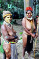 Painted women of Chimbu village. Papua New Guinea.
