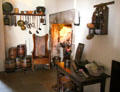 Kitchen at Gladstone's Land tenement house. Edinburgh, Scotland.