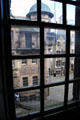 View out rear window of Gladstone's Land tenement house. Edinburgh, Scotland.