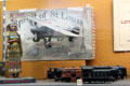 Model kits including Lindbergh's Spirit of St Louis by Metalcraft at Museum of Childhood. Edinburgh, Scotland.