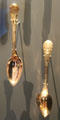 Silver gilt spoons by Martin-Guillaume Biennais of Paris at National Museum of Scotland. Edinburgh, Scotland.