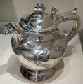 Silver jug at National Museum of Scotland. Edinburgh, Scotland.